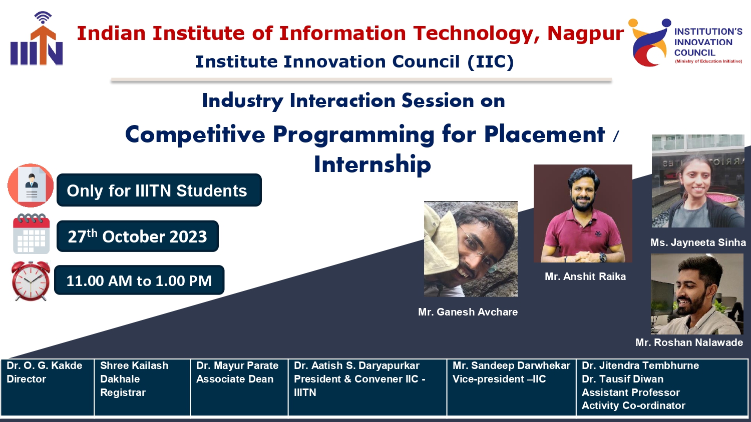 Institute Innovation Council (IIC) Event